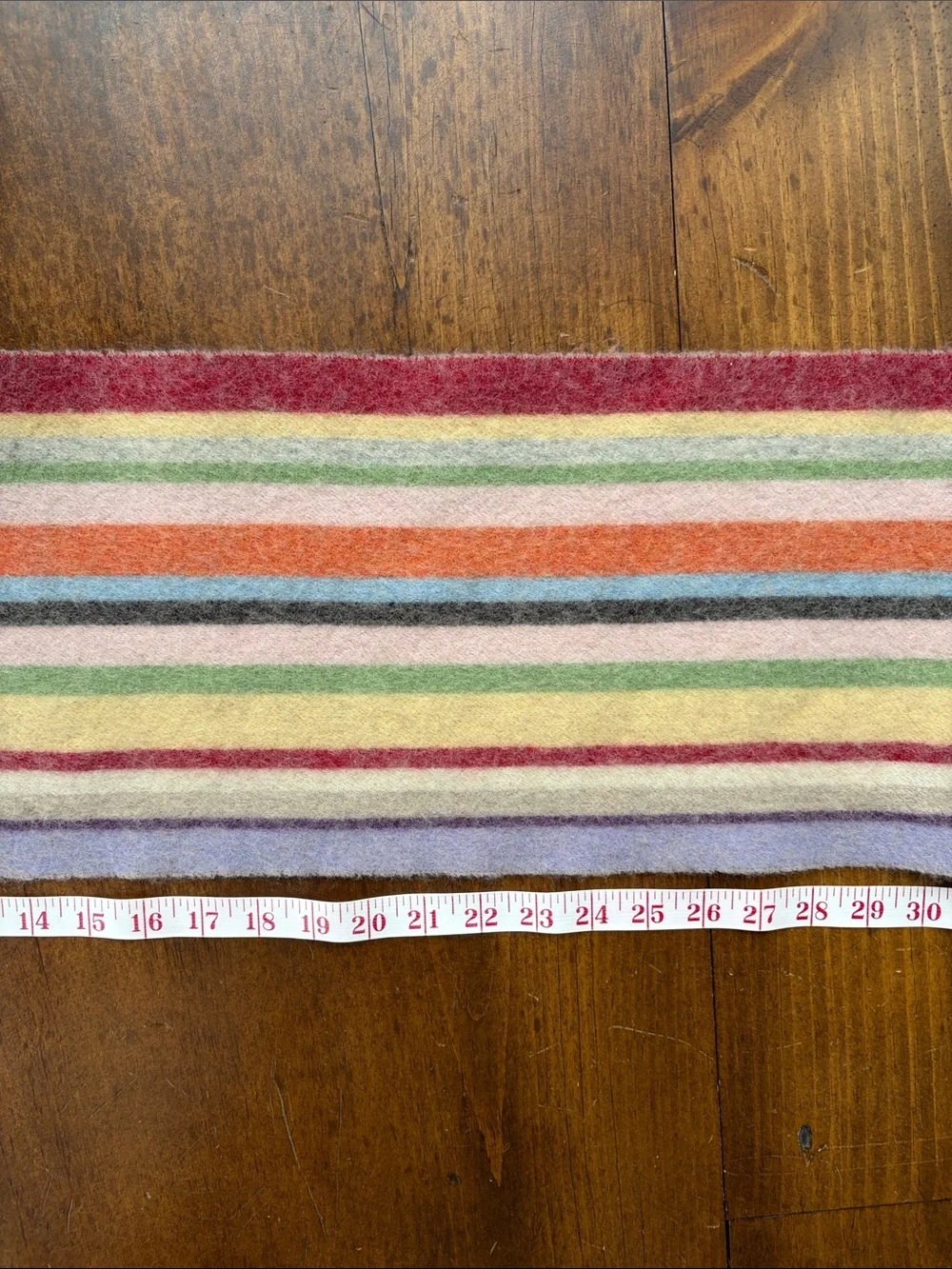 Elgin Vintage Striped Lambswool Scarf